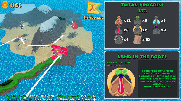 Игра Frogun Encore, скриншот