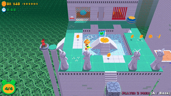 Игра Frogun Encore, скриншот