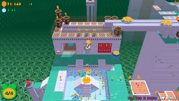 Игра Frogun Encore, скриншот