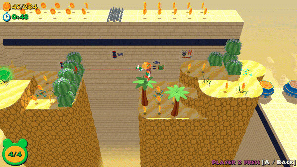 Игра Frogun Encore, скриншот