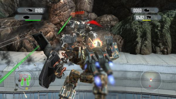 Игра Front Mission Evolved, скриншот