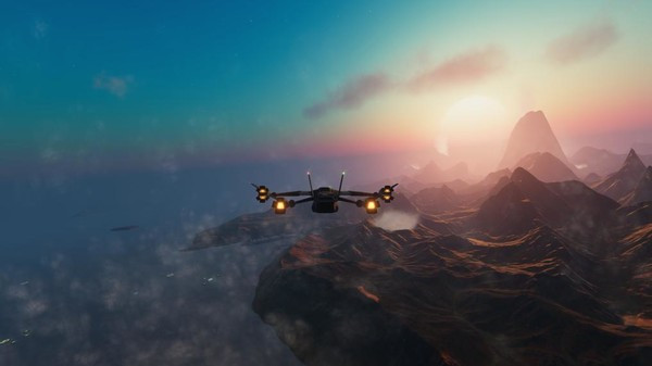 Игра Frontier Pilot Simulator, скриншот