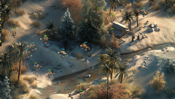 Игра Frontline: Afrika Korps, скриншот