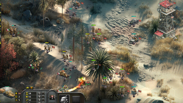 Игра Frontline: Afrika Korps, скриншот