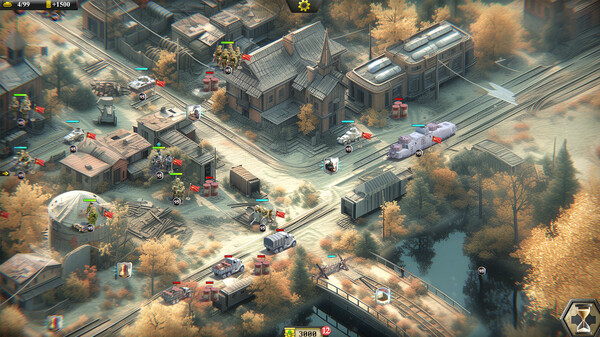Игра Frontline: Assault Corps WW2, скриншот