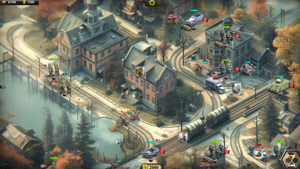Игра Frontline: Assault Corps WW2, скриншот