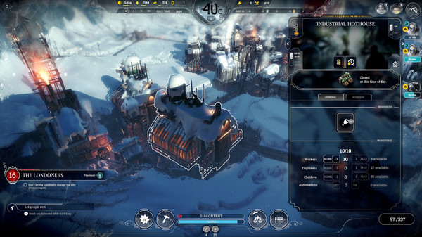 Игра Frostpunk, скриншот