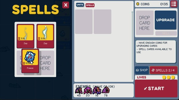 Игра Fruit vs. Aliens, скриншот