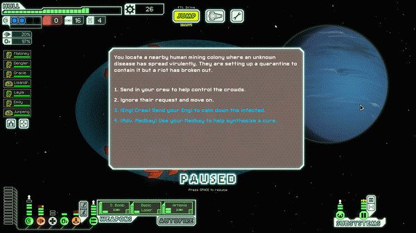 Игра FTL: Faster Than Light, скриншот