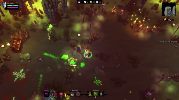 Игра Full Mojo Rampage, скриншот