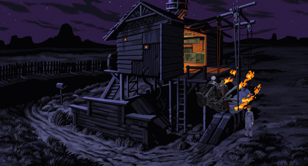 Игра Full Throttle Remastered, скриншот