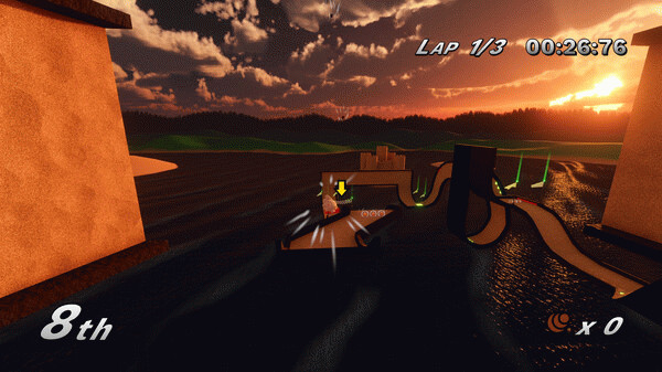 Игра FurBalls Racing, скриншот