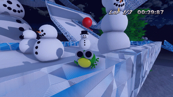Игра FurBalls Racing, скриншот