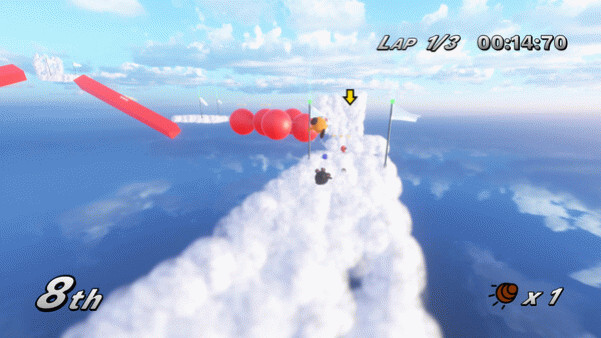 Игра FurBalls Racing, скриншот