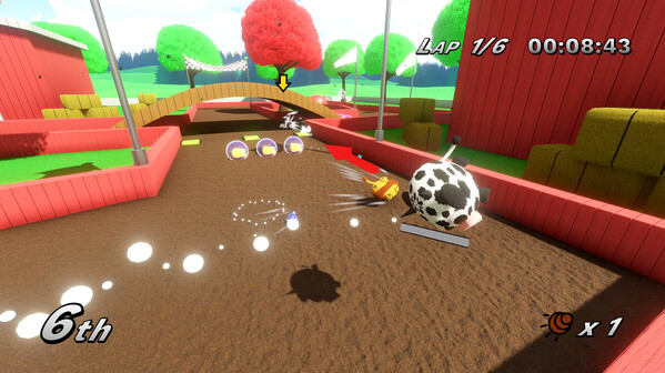 Игра FurBalls Racing, скриншот