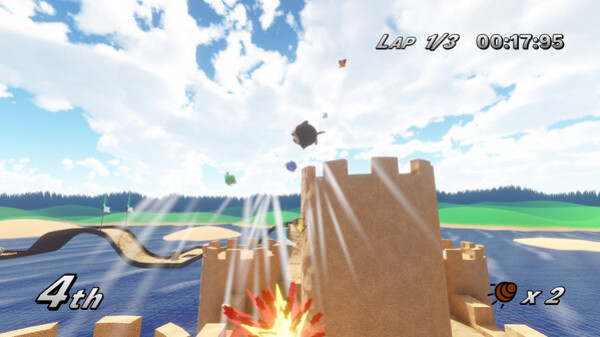 Игра FurBalls Racing, скриншот