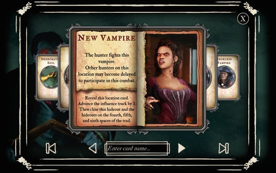 Игра Fury of Dracula: Digital Edition, скриншот