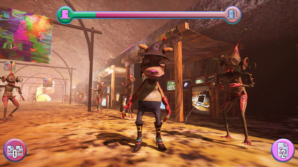 Игра Fuzz Dungeon, скриншот