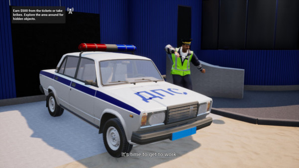 Игра GAI Stops Auto: Right Version Simulator, скриншот