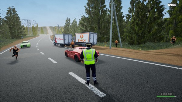 Игра GAI Stops Auto: Right Version Simulator, скриншот