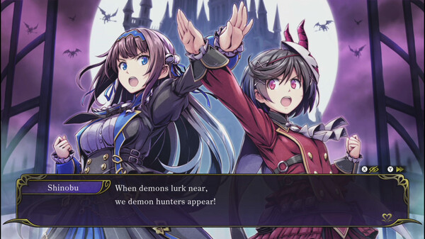 Игра Gal Guardians: Demon Purge, скриншот