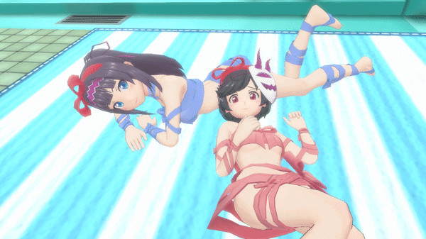 Игра Gal*Gun: Double Peace - 'Sexy Ribbons' Costume Set, скриншот