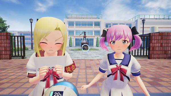 Игра Gal*Gun VR, скриншот