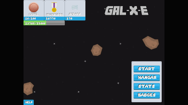 Игра Gal-X-E, скриншот