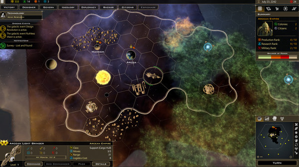 Игра Galactic Civilizations III: Crusade Expansion Pack, скриншот