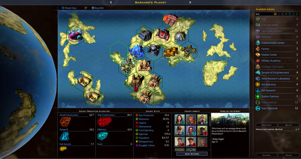 Игра Galactic Civilizations III, скриншот