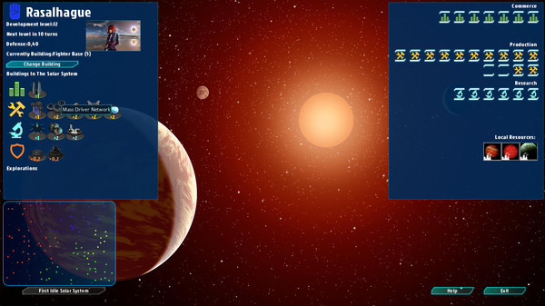 Игра Galactic Inheritors, скриншот