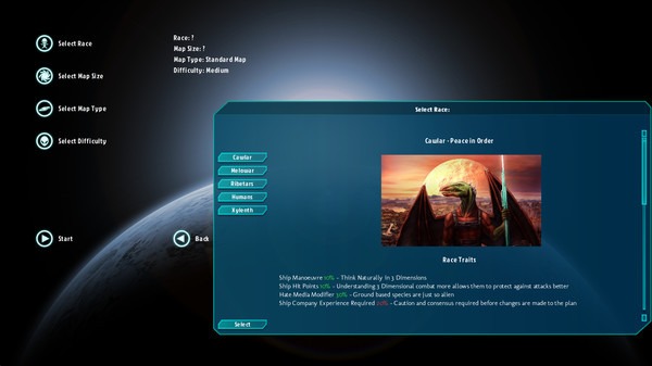 Игра Galactic Inheritors, скриншот