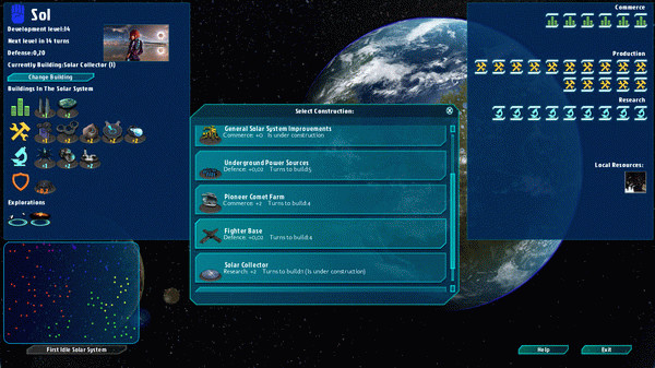 Игра Galactic Inheritors, скриншот