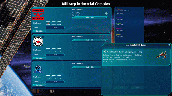 Игра Galactic Inheritors, скриншот