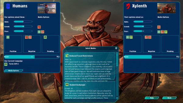 Игра Galactic Inheritors, скриншот