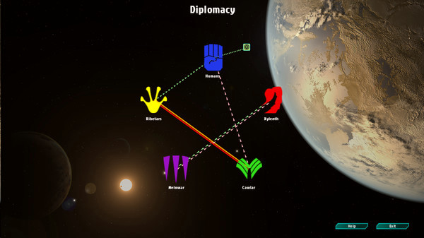 Игра Galactic Inheritors, скриншот