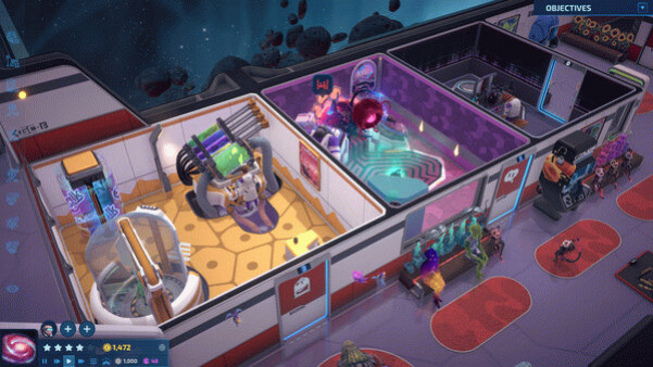 Игра Galacticare, скриншот