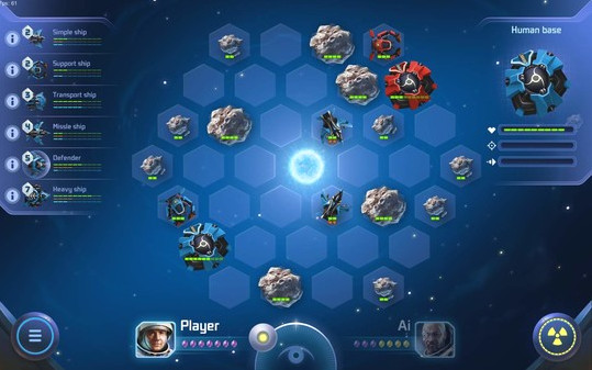 Игра Galaxy Admirals, скриншот