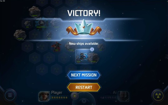 Игра Galaxy Admirals, скриншот