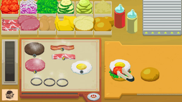 Игра Galaxy Burger, скриншот