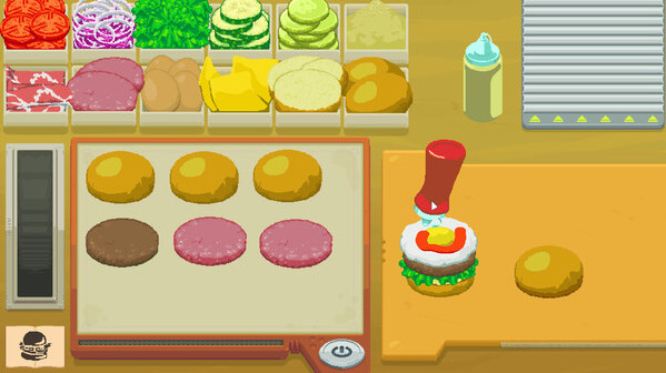 Игра Galaxy Burger, скриншот