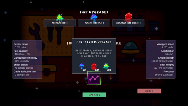 Игра Galaxy for Dummies, скриншот