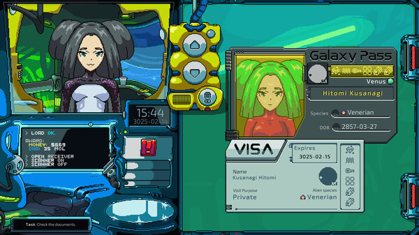 Игра Galaxy Pass Station, скриншот