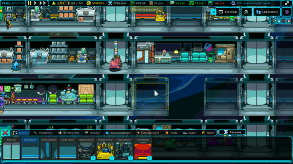 Игра Galaxy Pass Station, скриншот