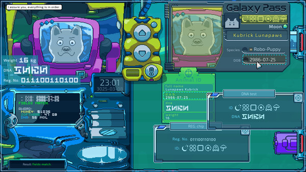 Игра Galaxy Pass Station, скриншот
