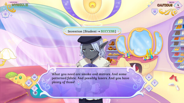 Игра Galaxy Princess Zorana, скриншот