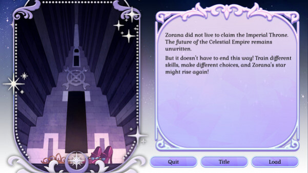 Игра Galaxy Princess Zorana, скриншот