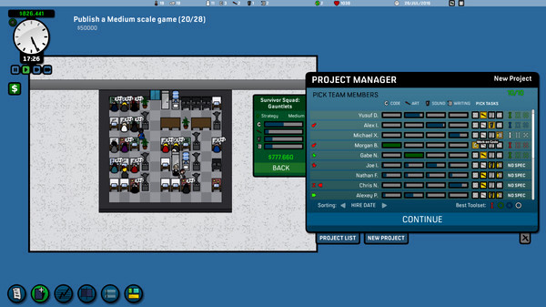 Игра Game Corp DX, скриншот