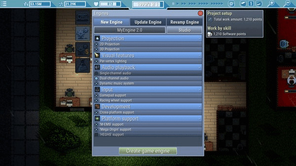 Игра Game Dev Studio, скриншот