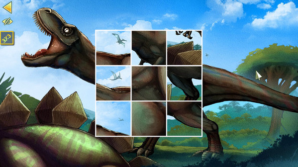 Игра Game Of Puzzles: Dinosaurs, скриншот